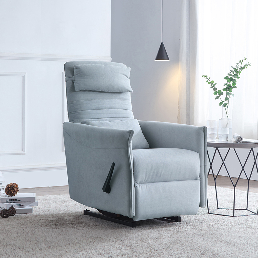   Eden Rocking Recliner Chair Light Grey