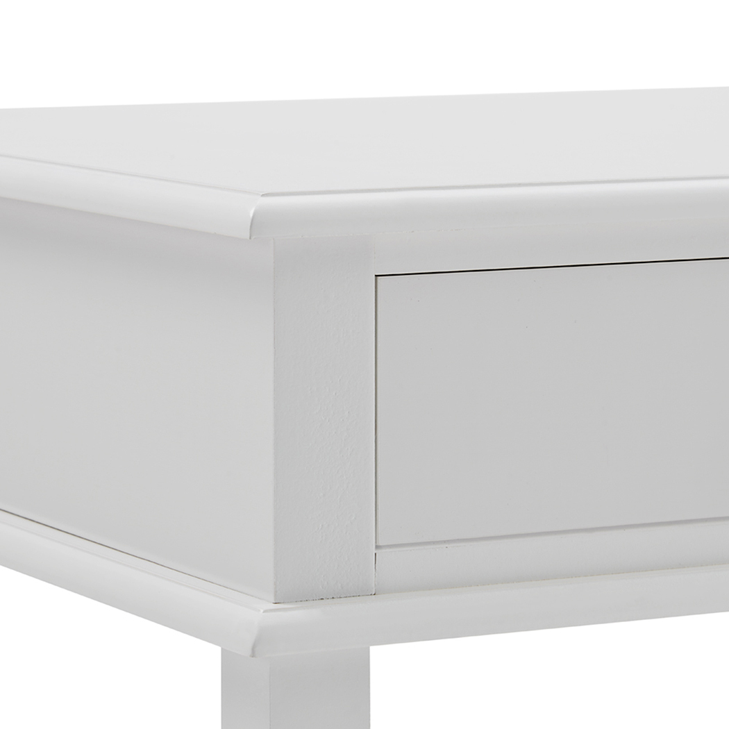   Chloe 2 Drawer 1 Shelf Coffee Table White