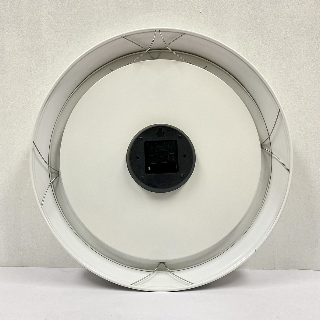  Hamptons Style Metal Frame Wall Clock 46cm
