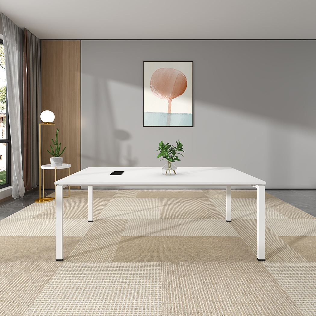   Emery 2m Meeting Table White