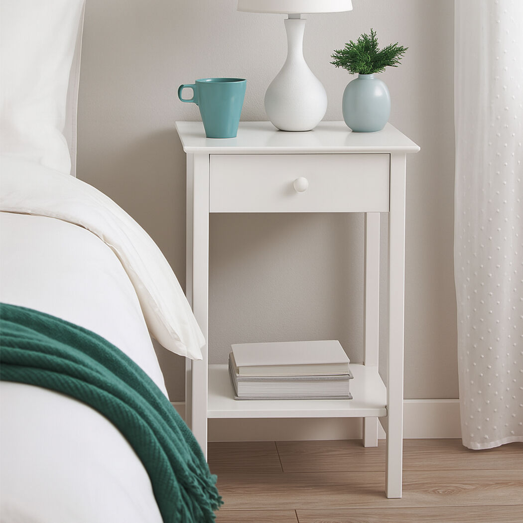   Franco Bedside Table White