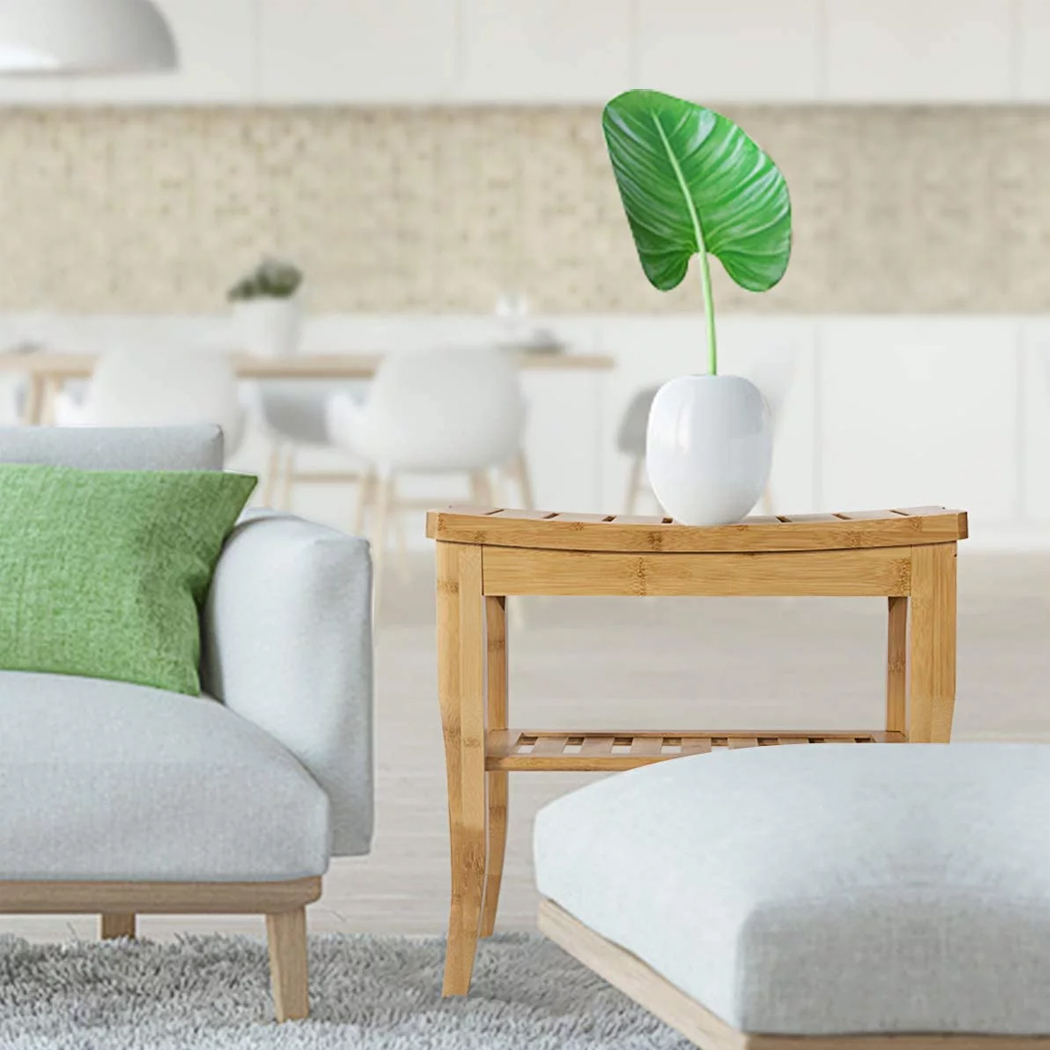   Bamboo Stool Natural