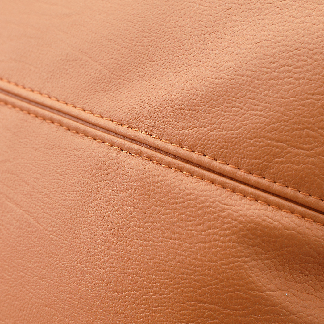   Lucas 3 Seater Sofa Caramel