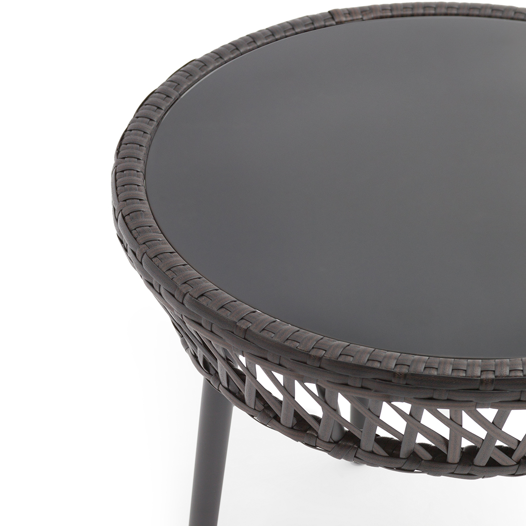   Playa 2 Seater PE Rattan Outdoor Lounge Set Coffee Table & Chairs