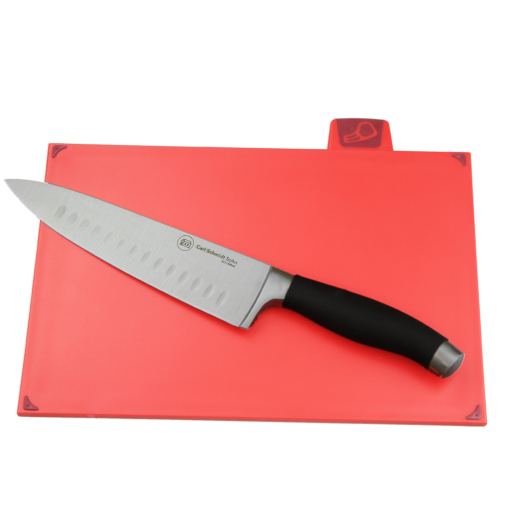 Carl Schmidt Sohn Shikoku Tepanyakimesser Stainless Steel Crmov15 Silikong  for sale online