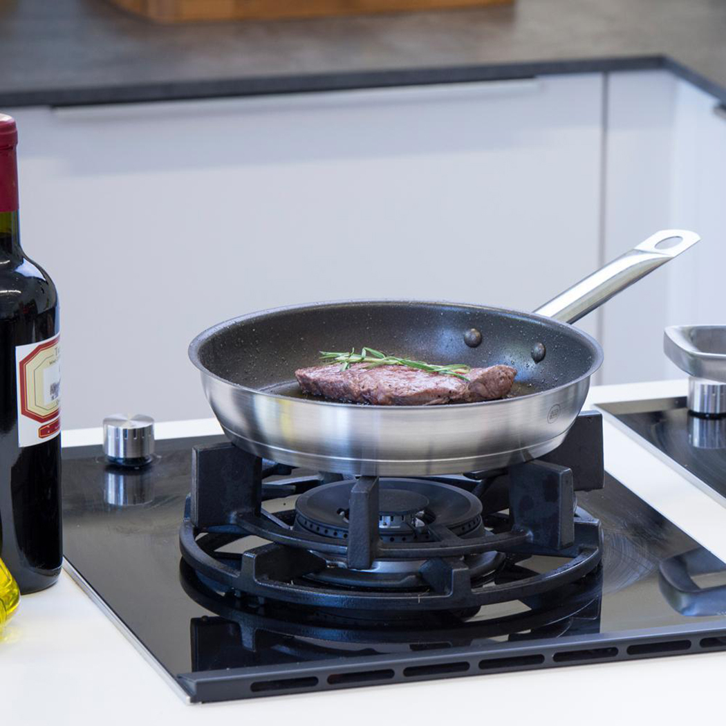   Pro-X Stainless Steel Frying Pan w/ Non-stick Coating 30cm