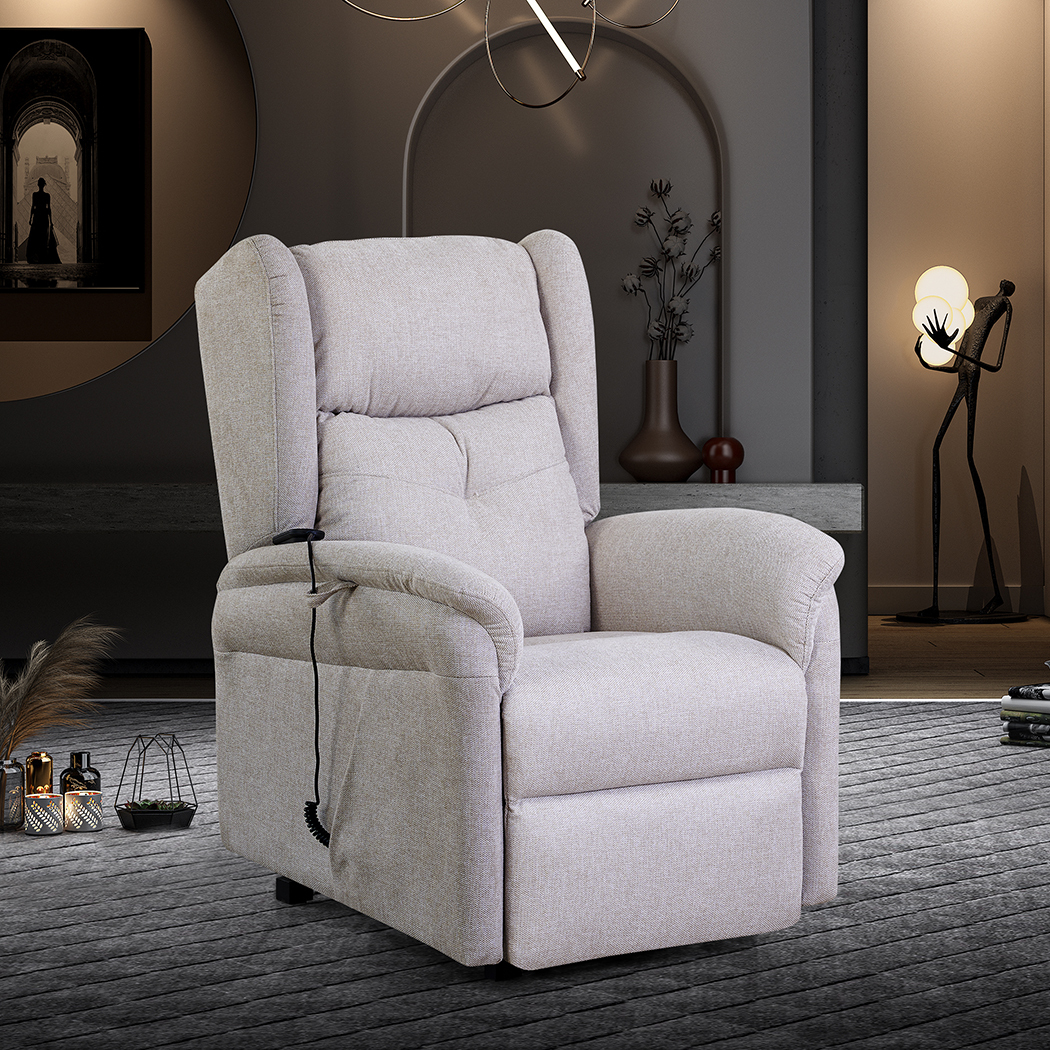   Botany Electric Recliner Lift Chair Light Beige