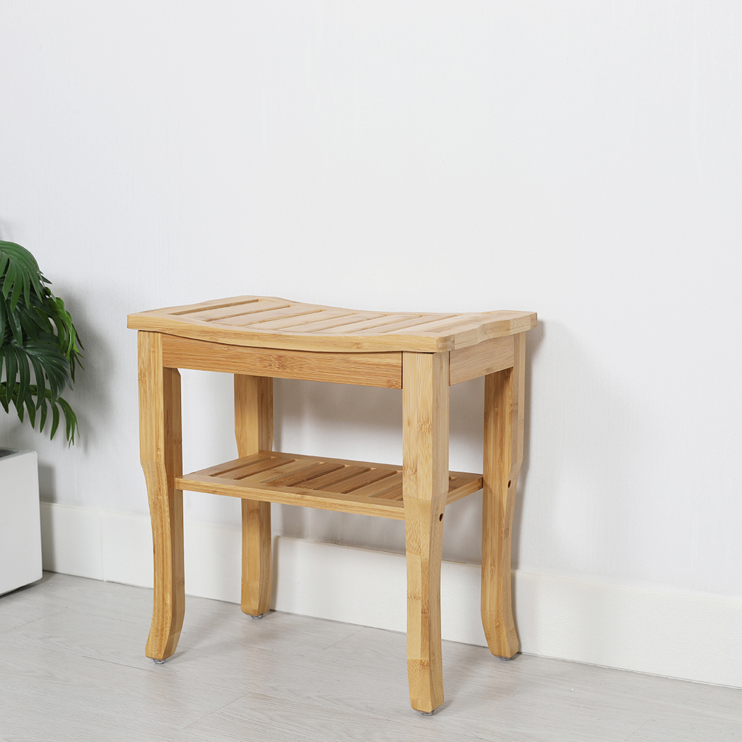   Bamboo Stool Natural