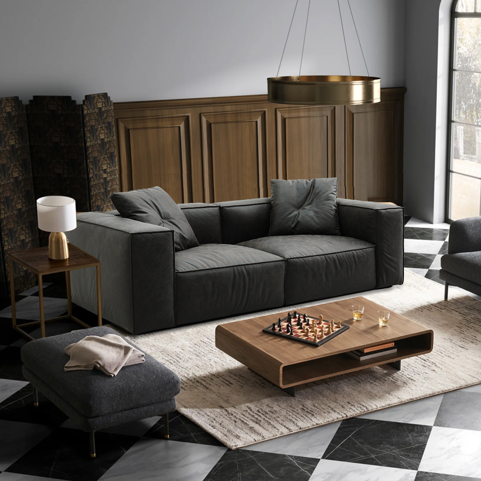   Jonathan 3 Seater Sofa Grey