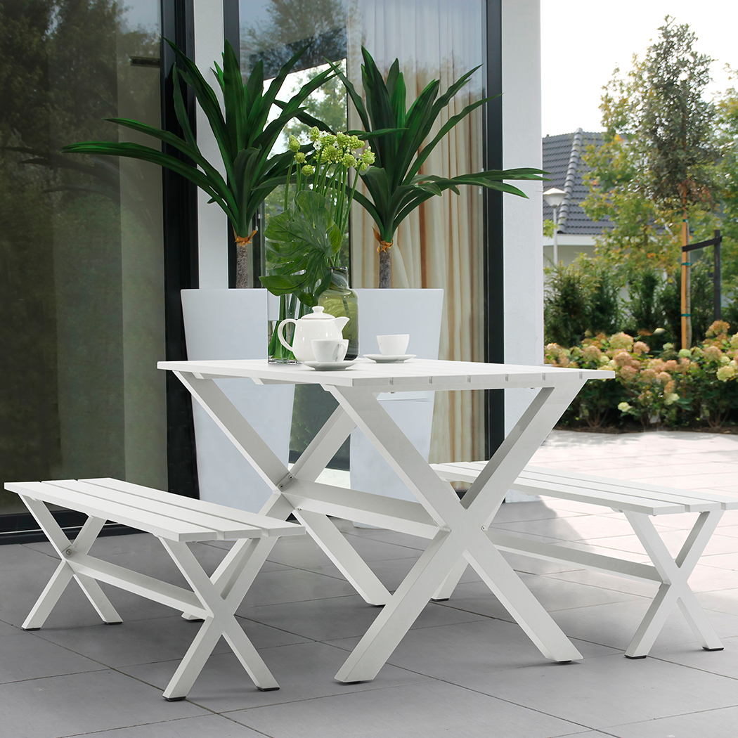   Manly 4 Seater Outdoor Dining Bench & Table Set