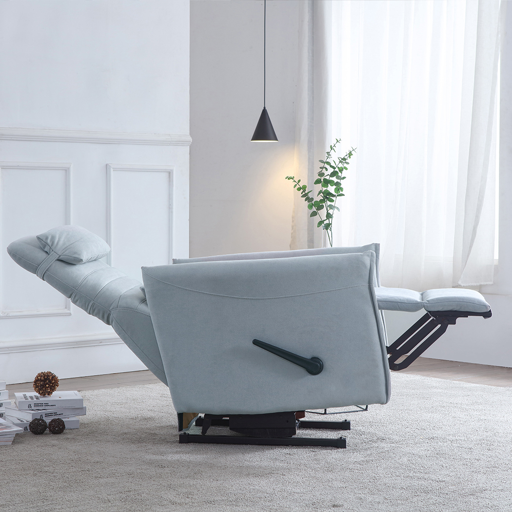   Eden Rocking Recliner Chair Light Grey