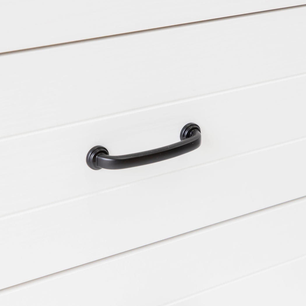   Hamptons 5 drawer Chest White