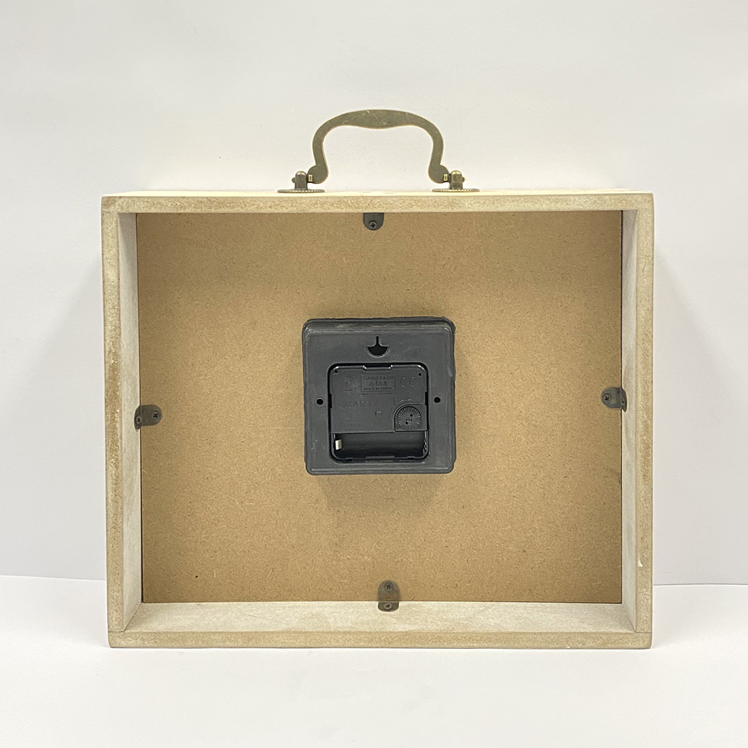   Classical Wooden Square Table Clock 30cm