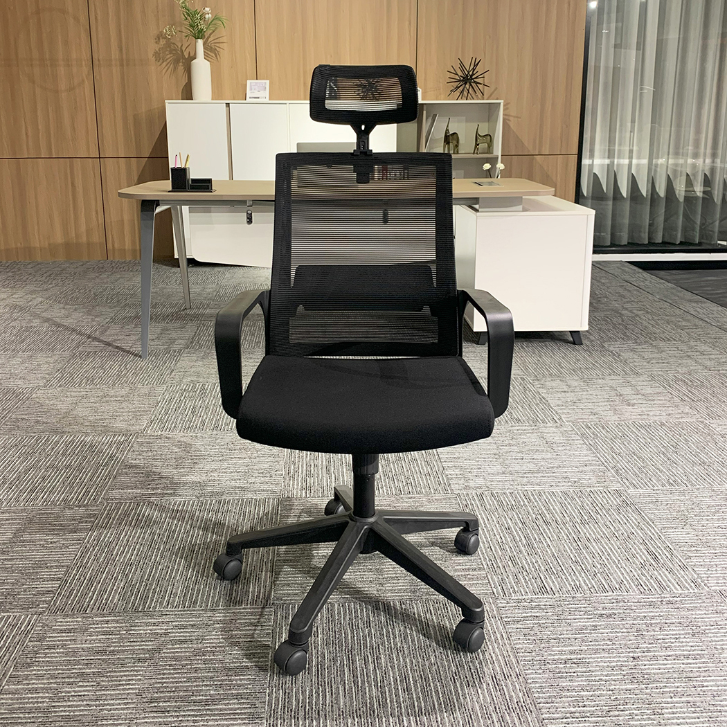 Eros High Back Office Chair  Black