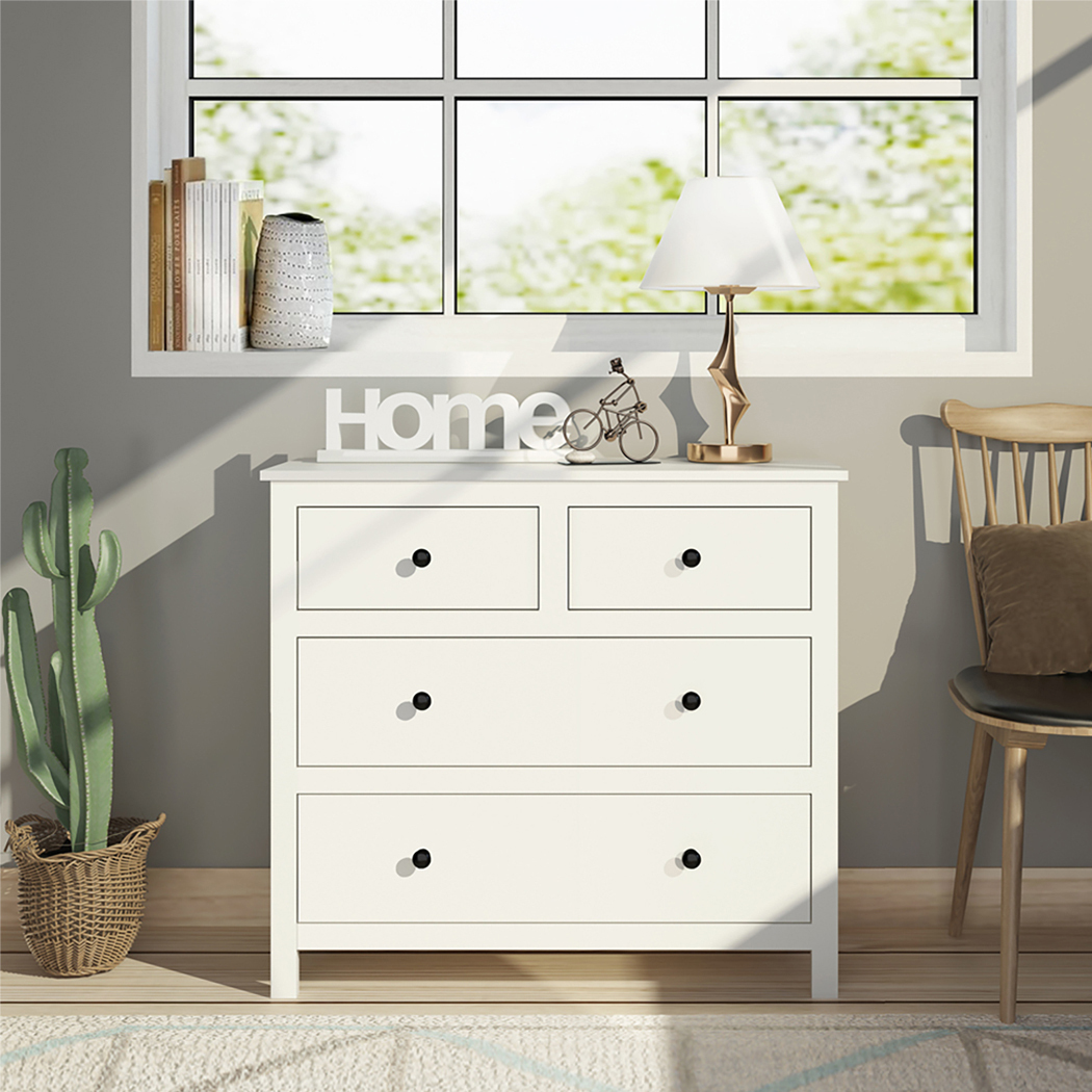   Franco 4 Chest of Drawers White