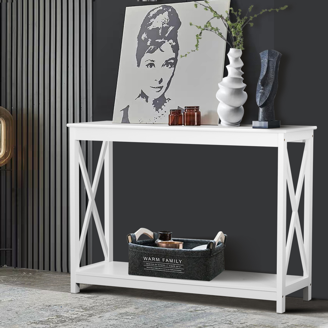 Hamptons Console Table White