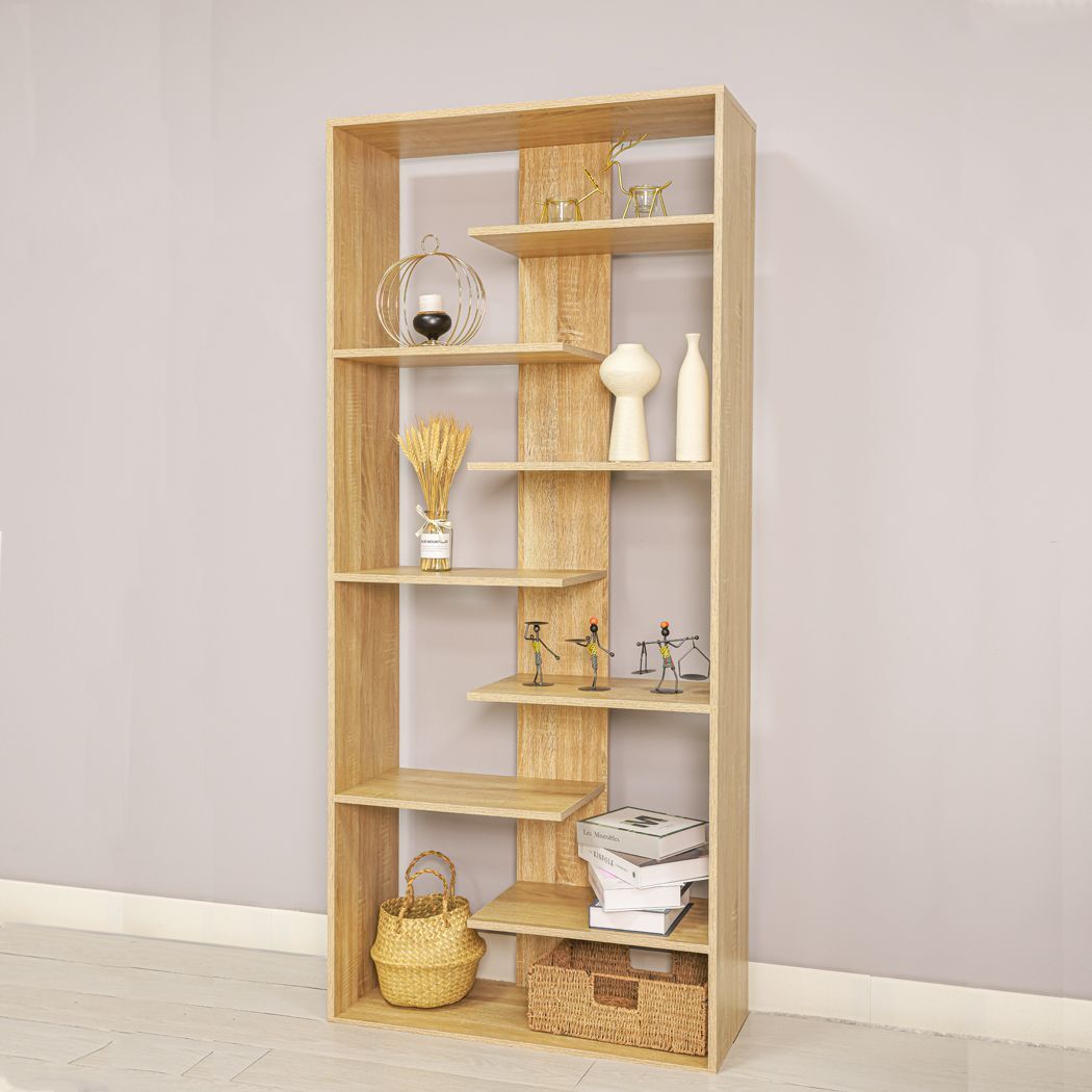   Urban 8 Tier Display Shelf Oak