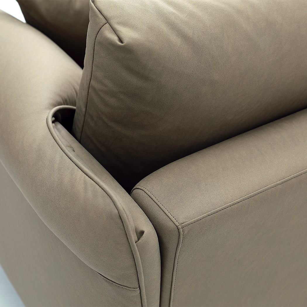   Lucas 3 Seater Sofa Camel