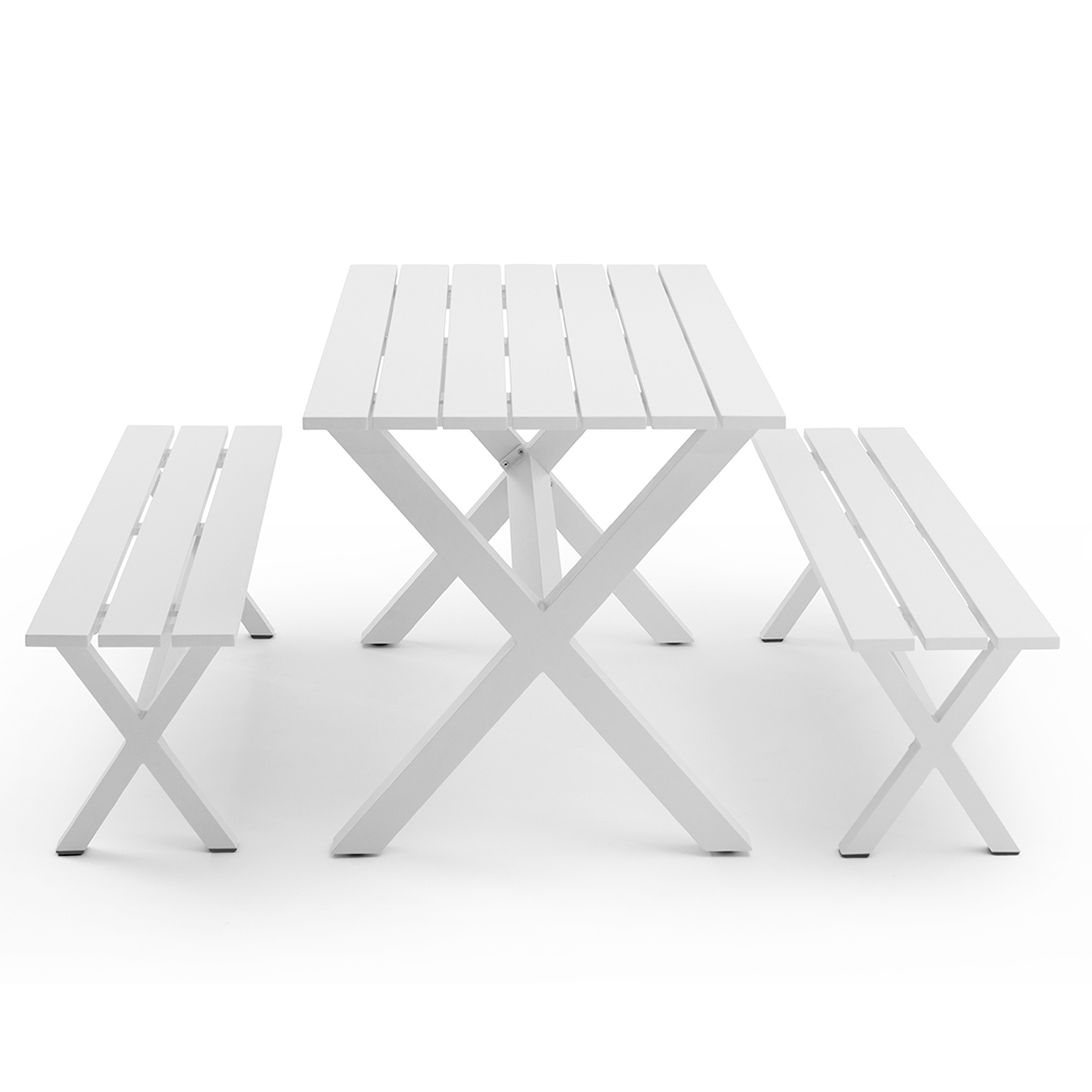 Manly 4 Seater Outdoor Dining Bench & Table Set
