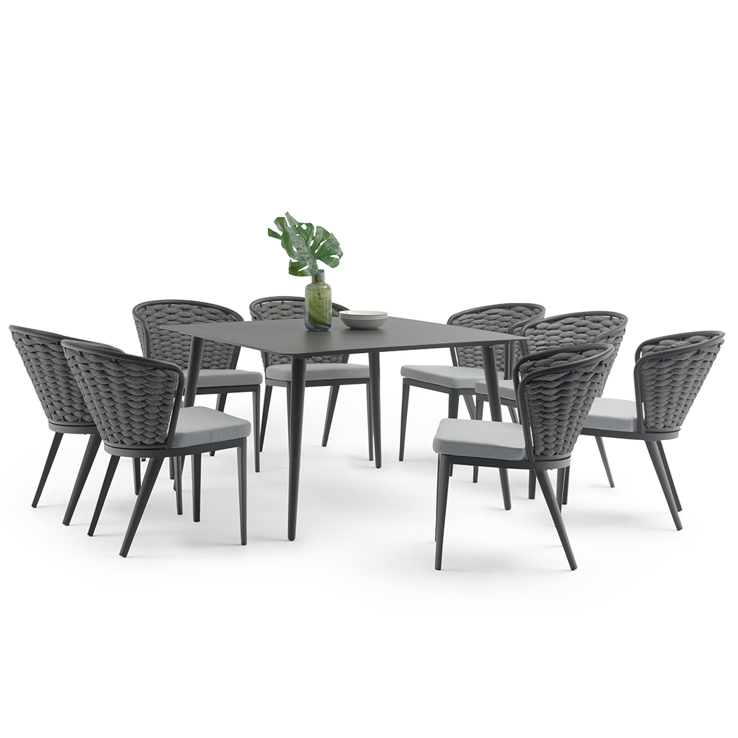   Austin Outdoor 8 Seater Dining Table Set 