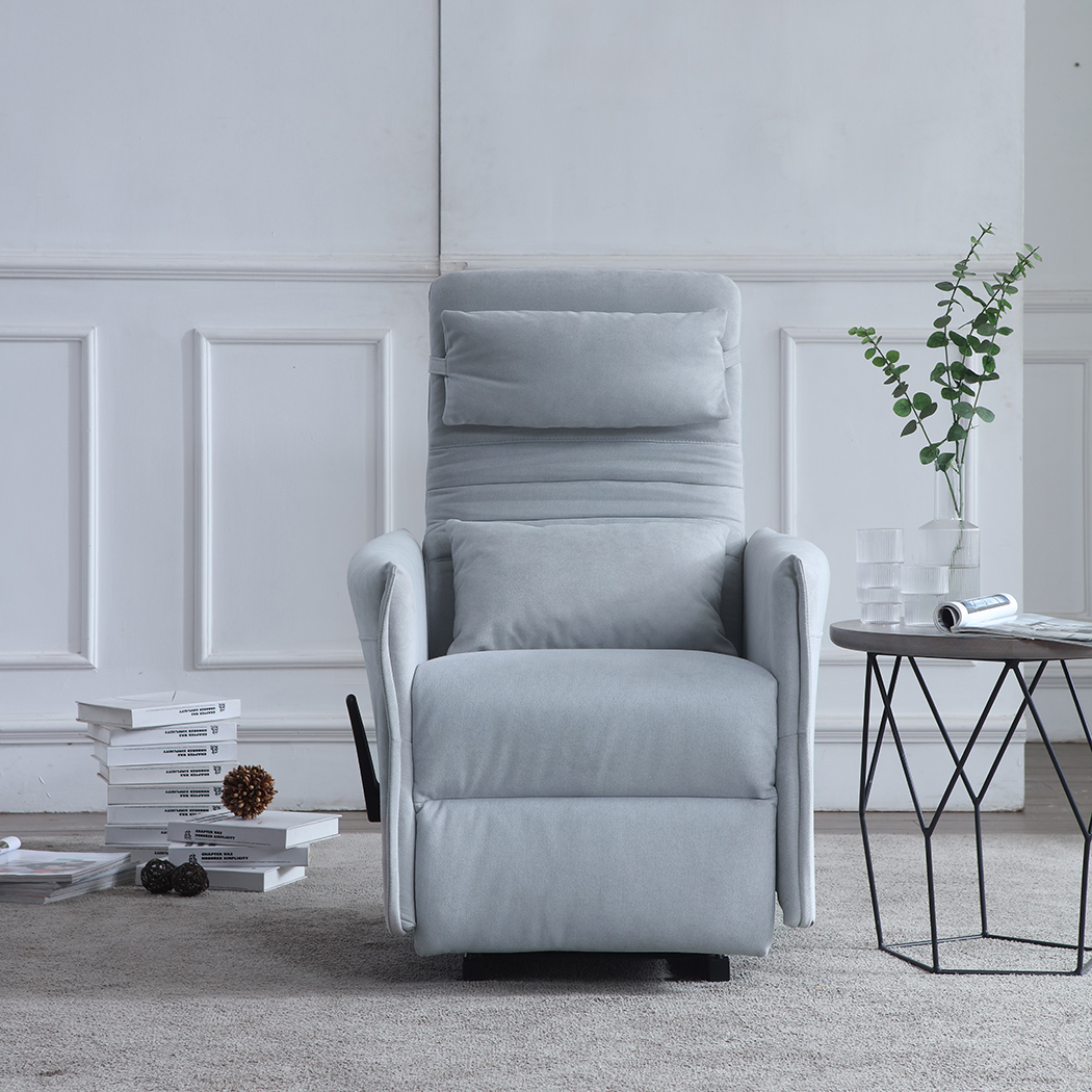   Eden Rocking Recliner Chair Light Grey