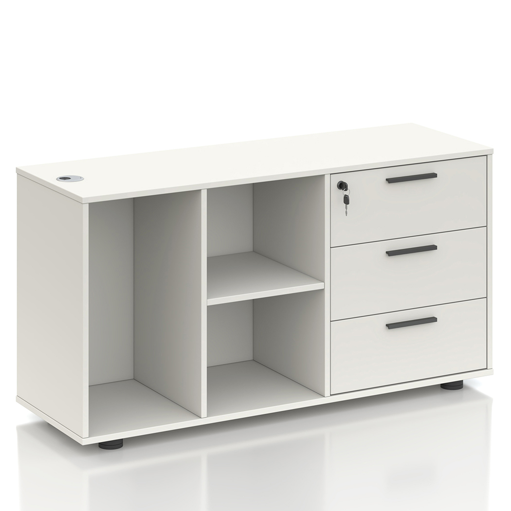 Emery Side Cabinet White