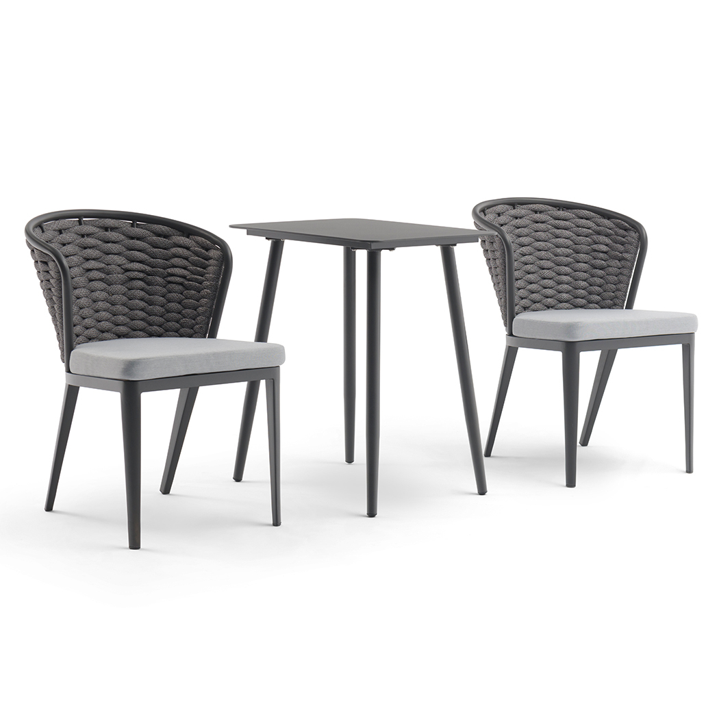 Austin Outdoor 2 Seater Dining Table Set 