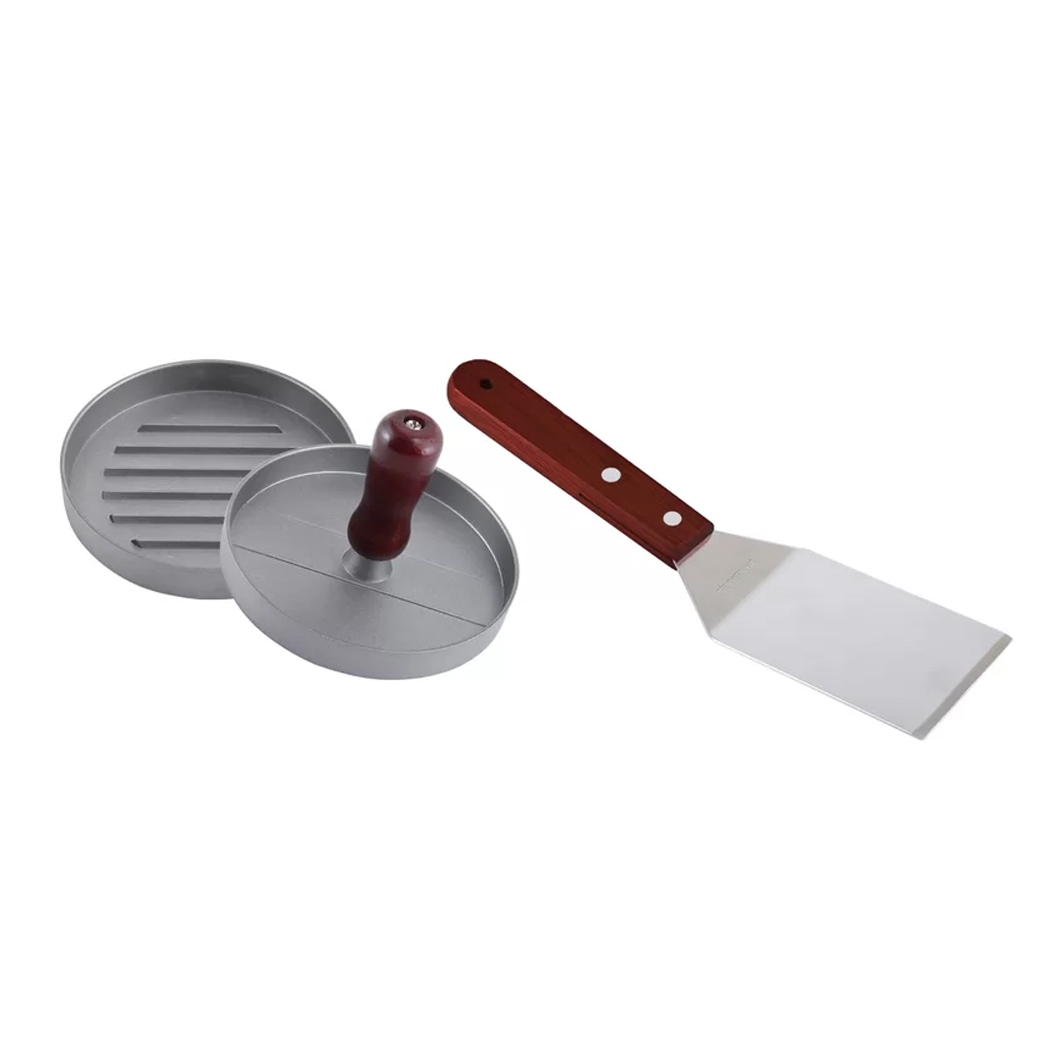 BRUHL 3pcs Burger Set Burger Press and Turner
