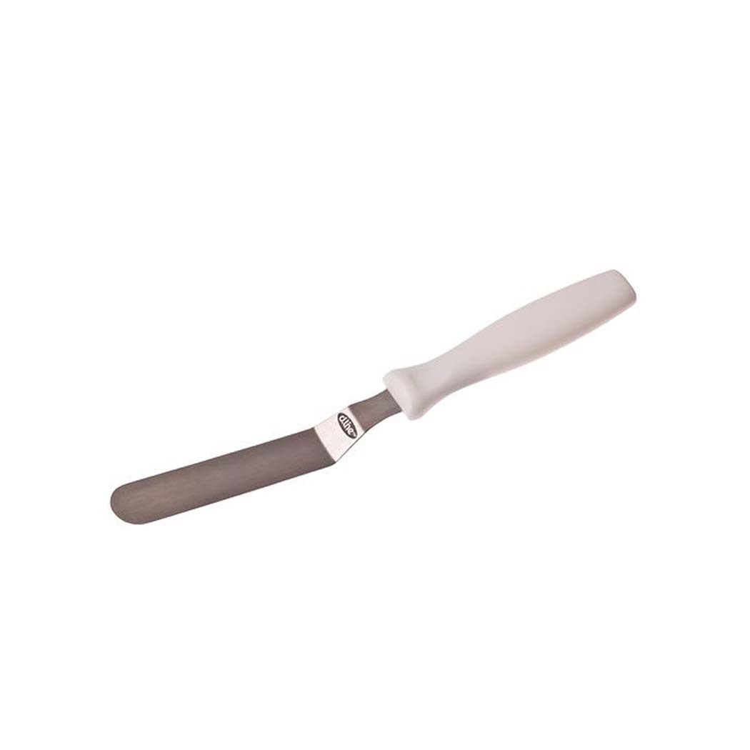 Stainless Steel Offset Palette Knife 11cm Blade White