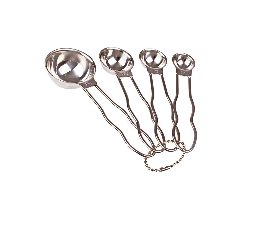 Appetito 4pc Stainless Steel Measuring Spoons