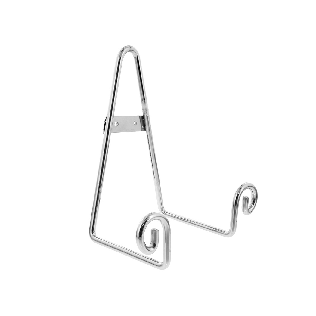 D.line Large Scroll Plate Stand 21cm Chrome