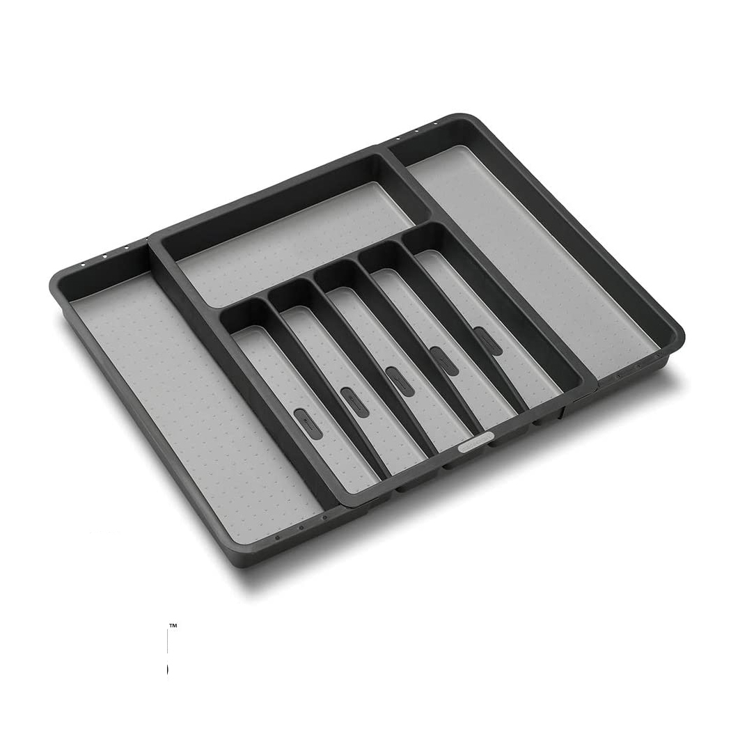Madesmart Expandable Cutlery Tray Graphite 40.6 x 33.7 x 5.1cm