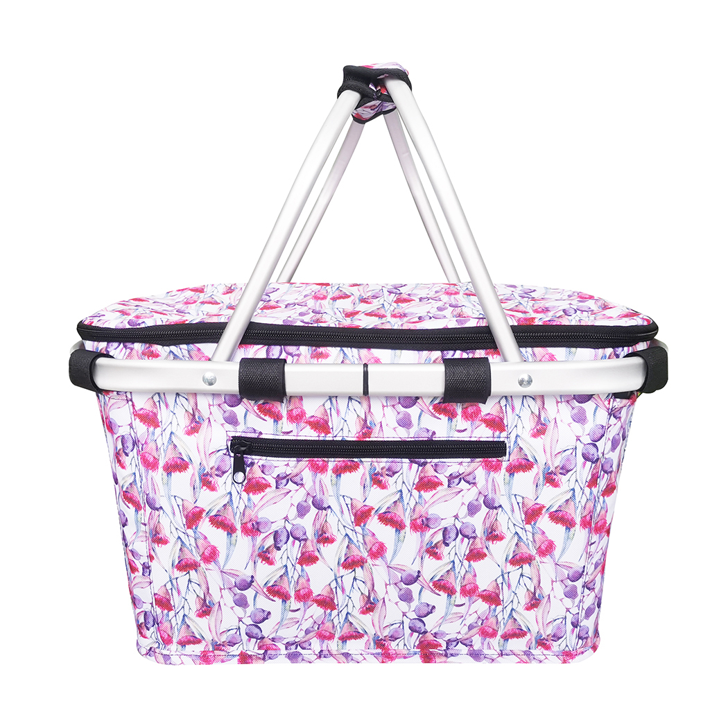 Sachi Insulated Carry Basket w/ Lid Gumnuts
