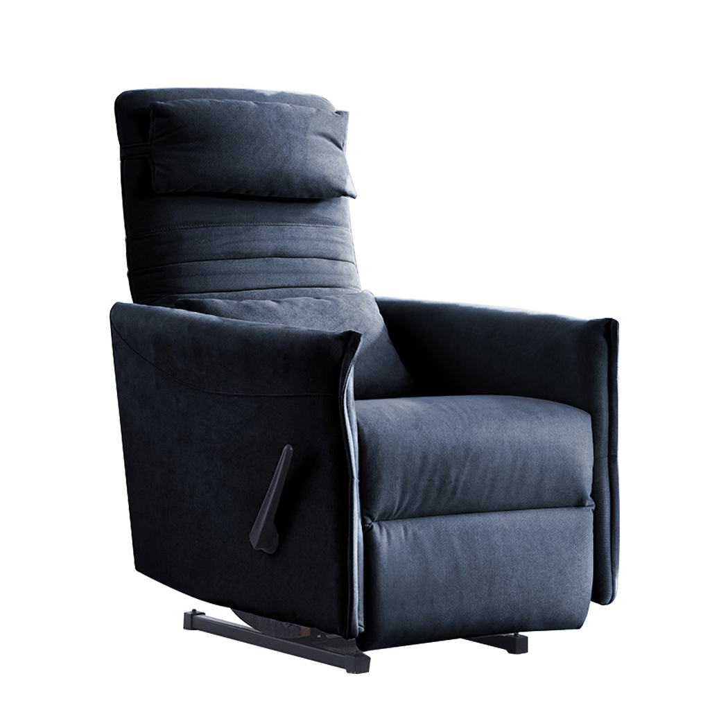 Eden Rocking Recliner Chair Charcoal Black