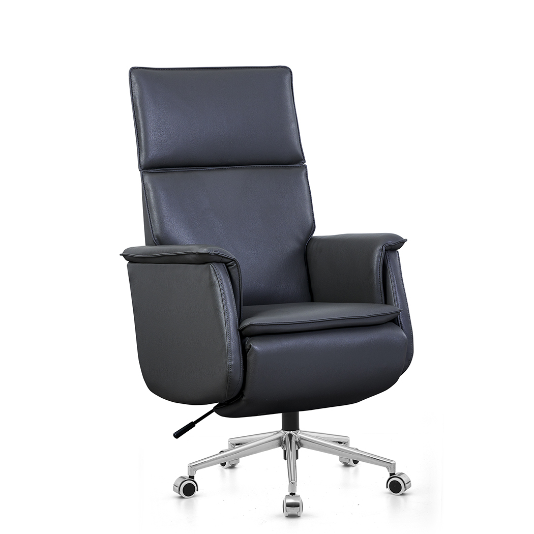 Leeton Office Recliner Chair Charcoal Black