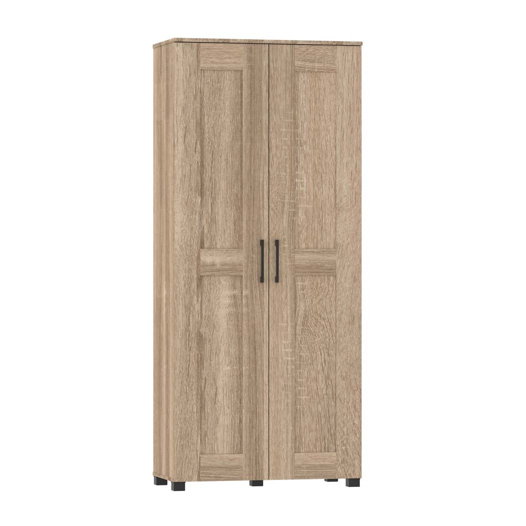 Montreal Broom Cupboard 2 Door Light Sonoma Oak