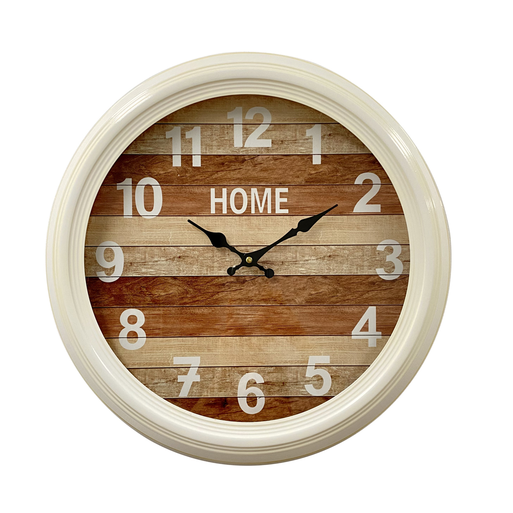 Hamptons Style Metal Frame Wall Clock 46cm