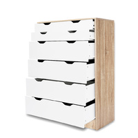 Bentley 6 Chest of Drawers Tallboy Dresser Oak