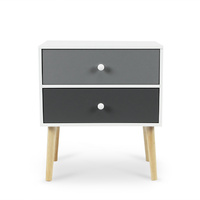 Iverson Bedside Table With 2 Drawers