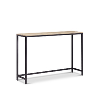 Rome Industrial Style Console Table Oak