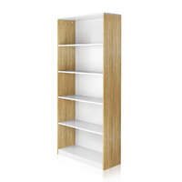 Hekman 5 Tier Bookshelf Oak