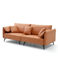 Lucas 3 Seater Sofa Caramel