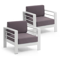 Milbank Outdoor Lounge Chair ( Set of 2)