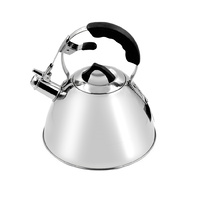 Aquatic Stainless Steel Whistling Kettle 3L Silver