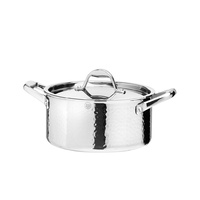 Stern Tri-ply Stainless Steel Casserole Pot with Lid 20cm