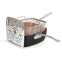 Kupferberg 4pcs Non-stick Frypan with Lid Ceramic Copper Coating