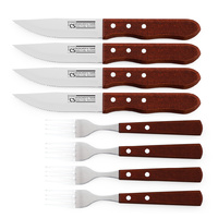 BRUHL 8pcs Jumbo Steak Cutlery Set