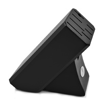 Wooden Knife Block Black