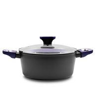 Marburg Non-stick Casserole 24cm Blue