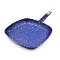 Marburg Non-stick Square Grill Pan Blue